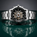 Reloj Automatico En Acero Winner 2027